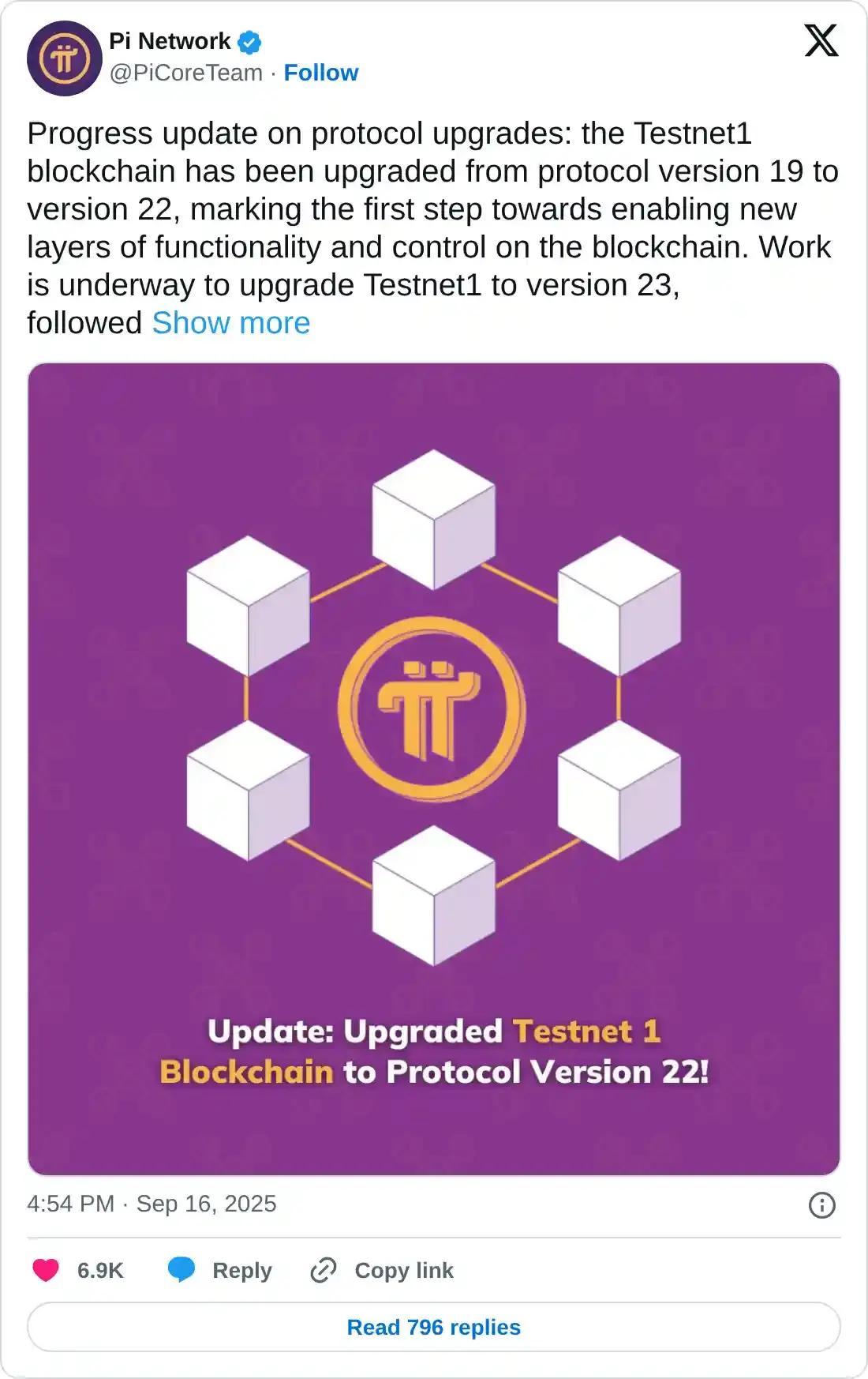 اعلامیه تیم اصلی Pi Network در مورد ارتقاء پروتکل، پیش بینی قیمت پای نتورک