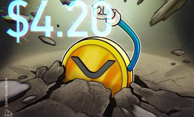 جهش قیمت ریپل به 4.20 دلار؛ تحلیل فعالیت نهنگ ها