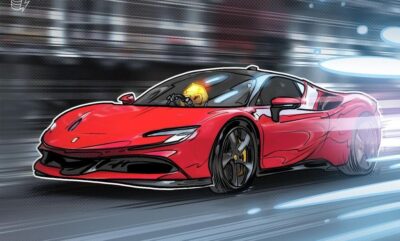 عرضه توکن حراجی فراری؛ مزایده خودروی 499P برنده لمانز توسط فراری