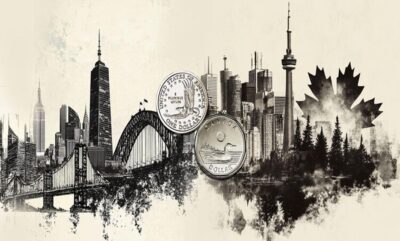 افزایش دلار آمریکا مقابل کانادا؛ عبور از 1.4000 با حمایت فدرال رزرو و فضای ریسک گریز