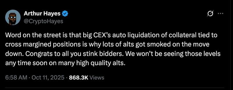 توضیحات از X در مورد علت صفر شدن آلت کوین بایننس