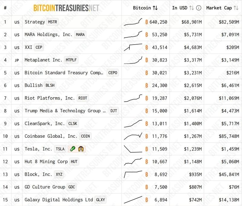 رتبه بندی 15 شرکت برتر خزانه داری برای خرید بیت کوین سیلور