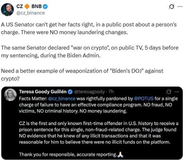 بازگشت به قدرت چانگ پنگ ژائو, سیاست، چانگ پنگ ژائو، صرافی ارز دیجیتال، دونالد ترامپ، صرافی غیرمتمرکز، ویژگی ها، BNB