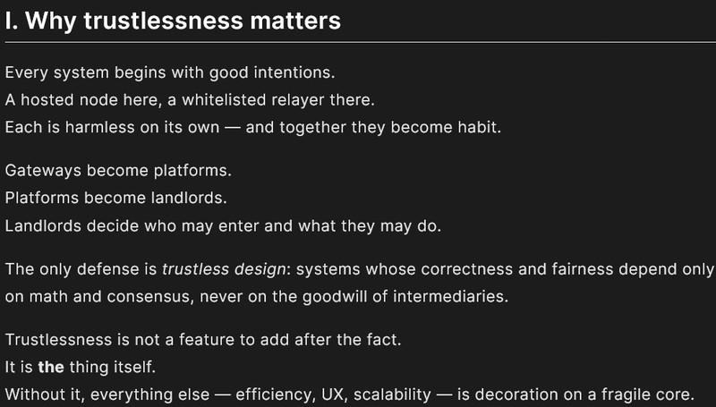 برشی از مانیفست بدون اعتماد