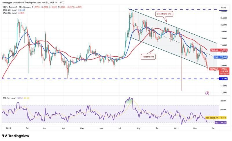 نمودار روزانه XRP/USDT - پیش بینی قیمت رمزارزها