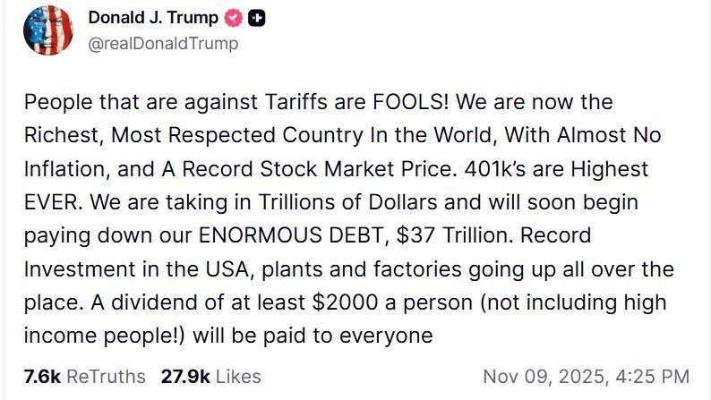 دونالد ترامپ و اعلام چک محرک اقتصادی برای رشد بیت کوین بعد تعطیلی دولت